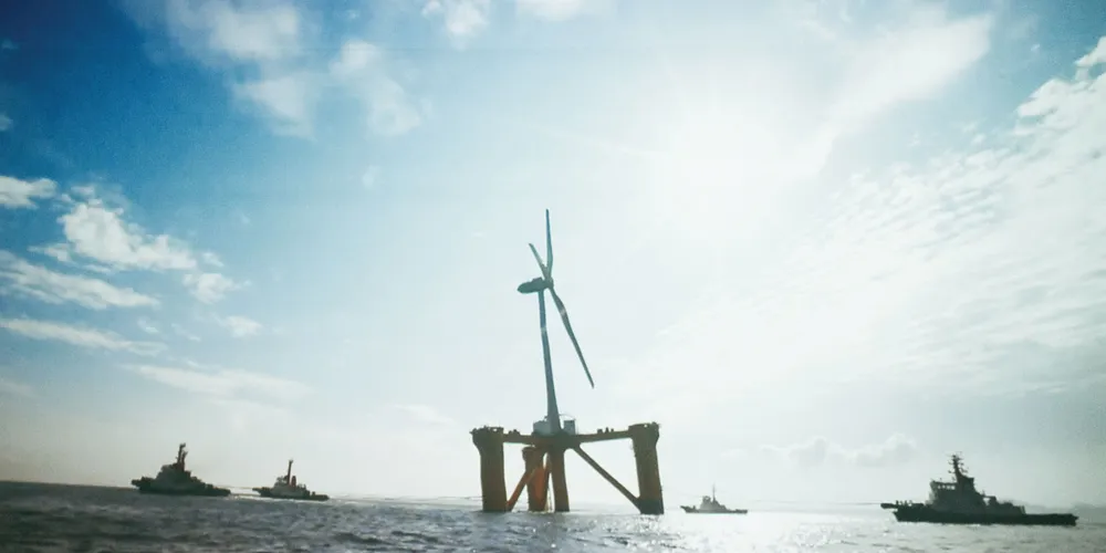 The Fukushima Forward turbine in action