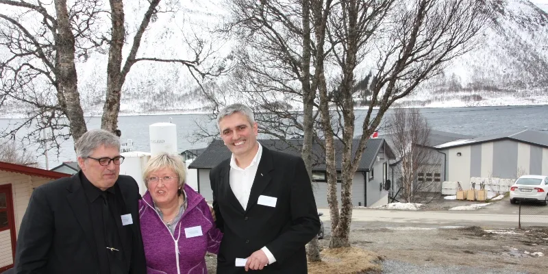 Elisabeth Aspaker, Vidkun Wilsgård (t.v.) og Fredd Wilsgård.