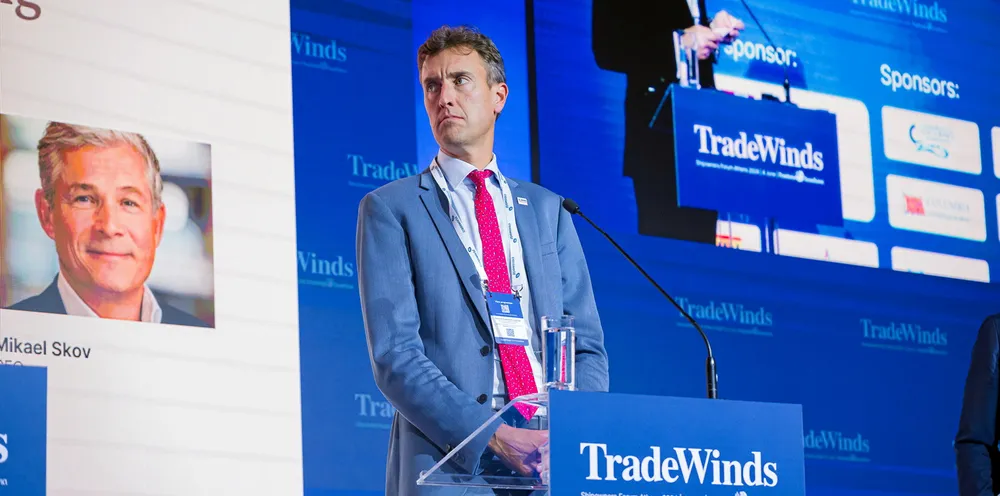 Alexander Saverys, CEO at Euronav and CMB.Tech, at TradeWinds Shipowners Forum Posidonia in Athens.