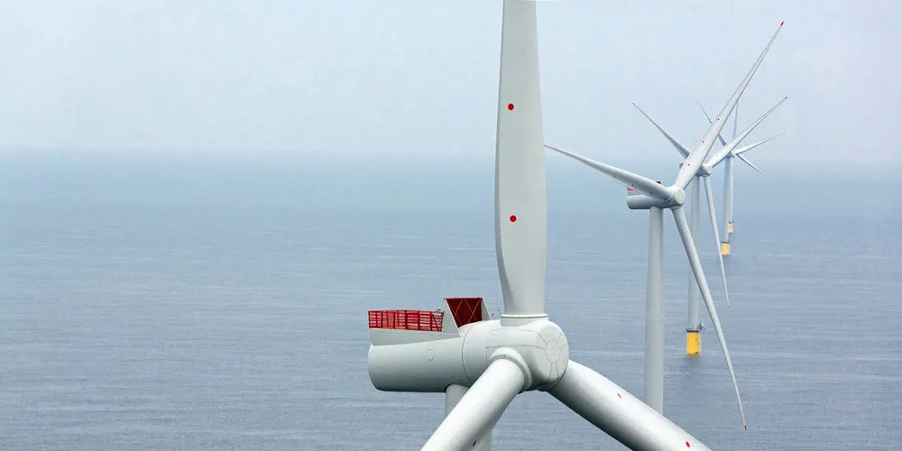 Siemens Gamesa turbines off the UK.