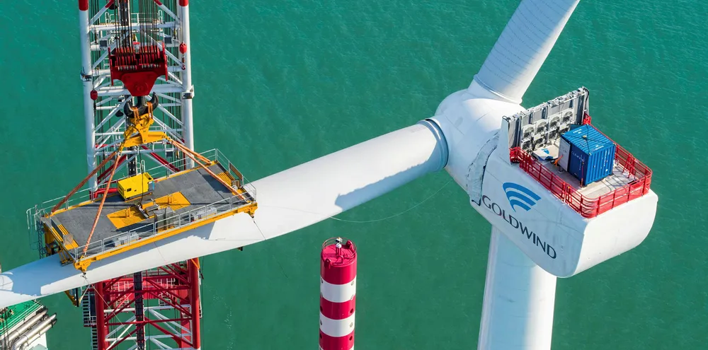 Goldwind's 8MW offshore machine.