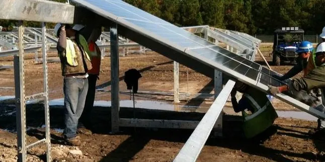 A Duke Energy solar project