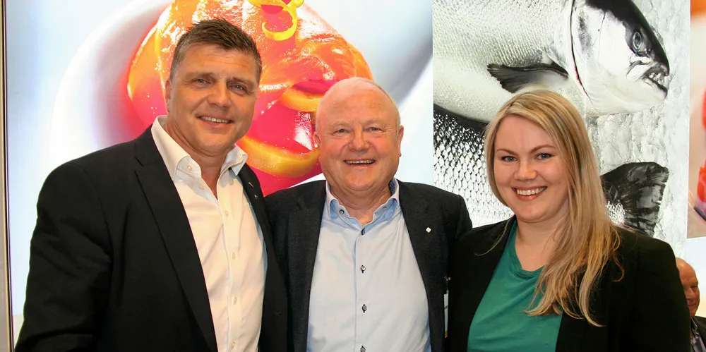 Seaborn's Frank Yri, Inka's Karsten Austevoll and Kari Mari Austevoll Lyssand