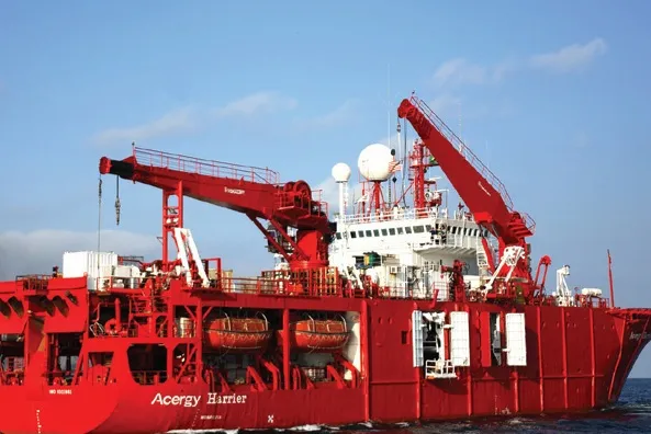 Job: Subsea 7's diving vessel Acergy Harrier