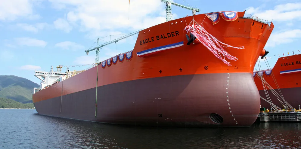 AET controls a fleet of tankers, including the 125,000-dwt LNG-powered shuttle tanker Eagle Balder (built 2019).