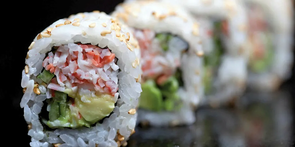 Benihana's California roll has been implicated in class-action lawsuit involving imitation crab.