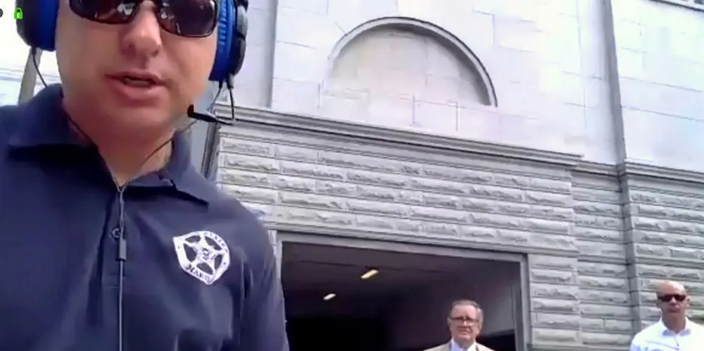 The US Marshals Service conducts the sale of the bulker Evolution in Charleston, South Carolina.