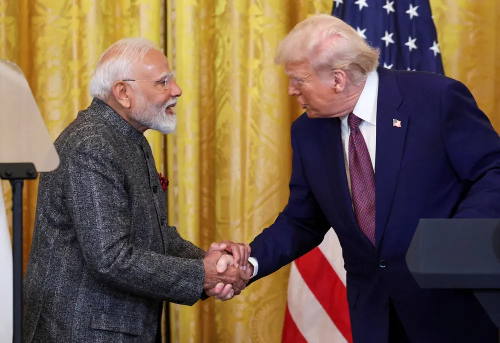 Indias president Narendra Modi var blant de første statslederne som reiste til USA for å møte presiden Donald Trump etter innsettelsen. Forholdet mellom de to landene har vært på frysepunktet.