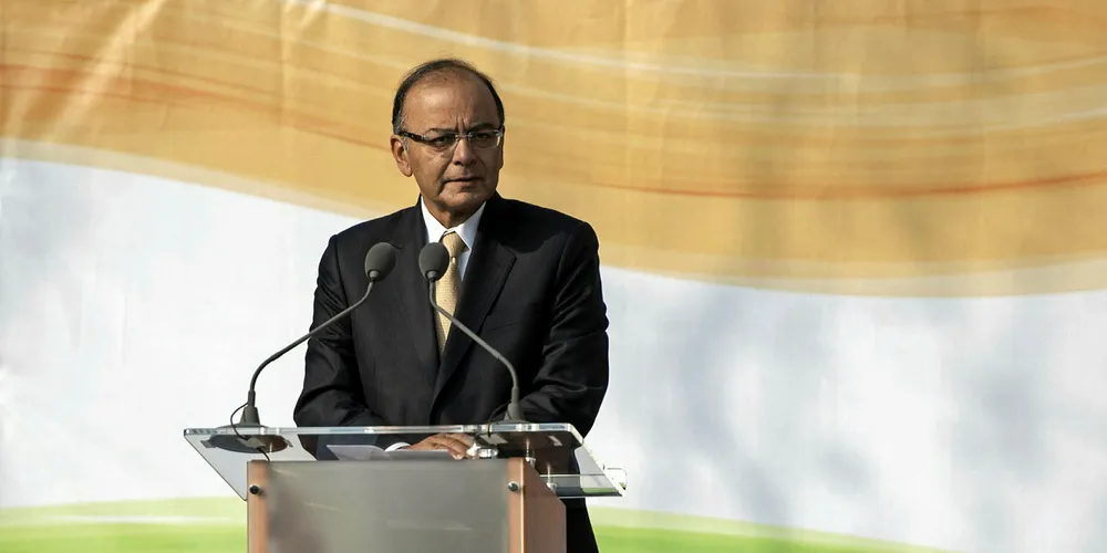 Indian finance minister Arun Jaitley.
