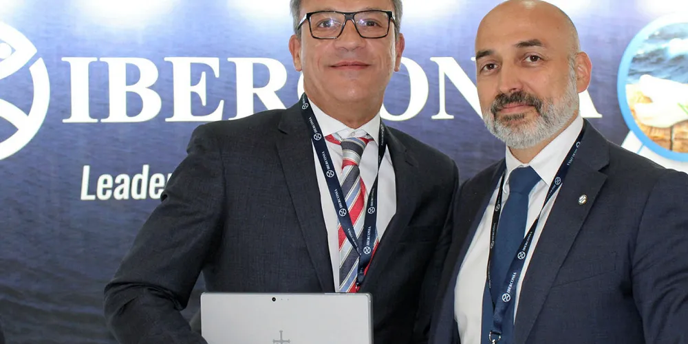 Iberconsa Commercial Director Jesus Mencia (L), and General Manager Imanol Almudi. Iberconsa executives.