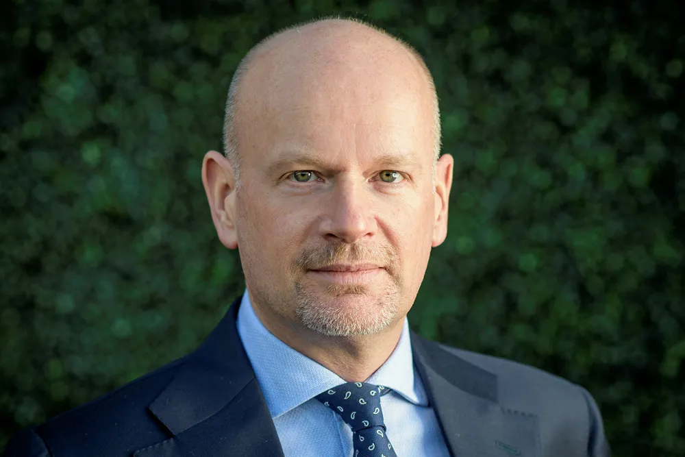 Announcing drilling plans: Chief executive Scott Aitken