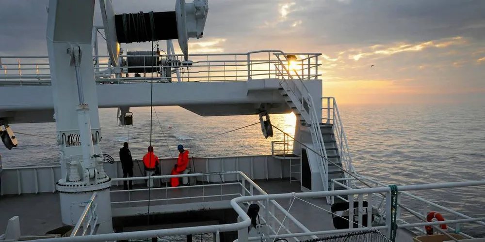 MAKRELL-TOKT: «Kings Bay» og «Vendla» har nå klappet til kai i Tromsø etter å ha gjennomført årets makrell- og økosystemtokt.Foto: Havforskningsinstituttet