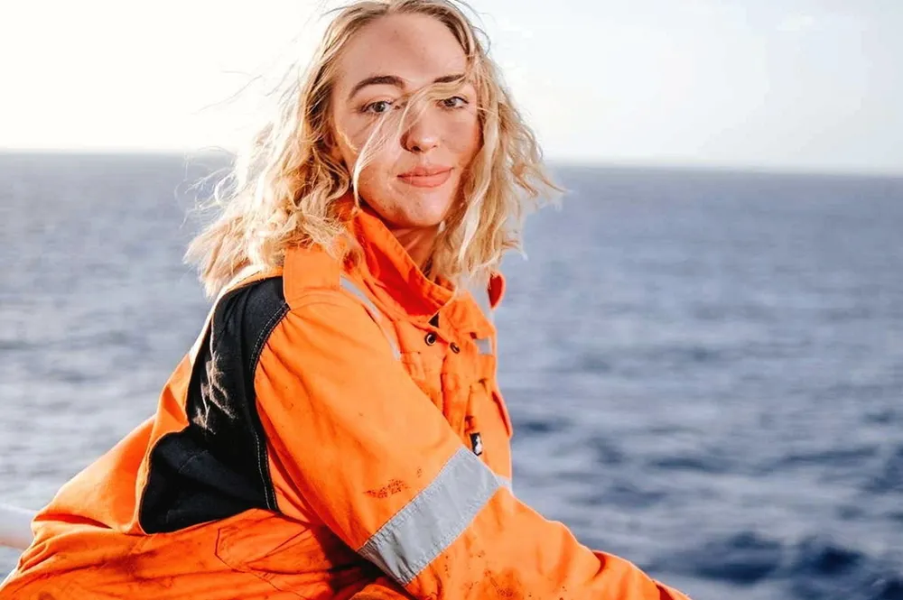 Anita Håvardsen (22). Debuterer som styrmann hos Odfjell, februar neste år. Hun får et stort ansvar på kjemikalietankeren Bow Star.