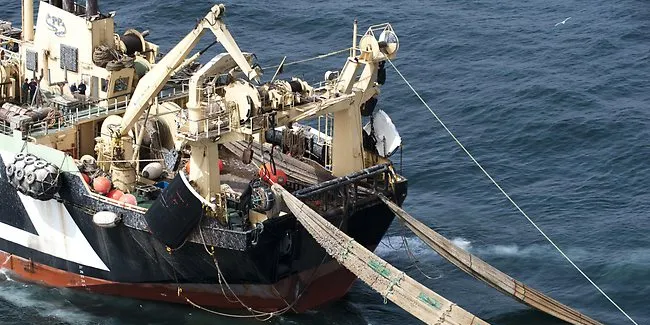 Super trawler leaving Australia