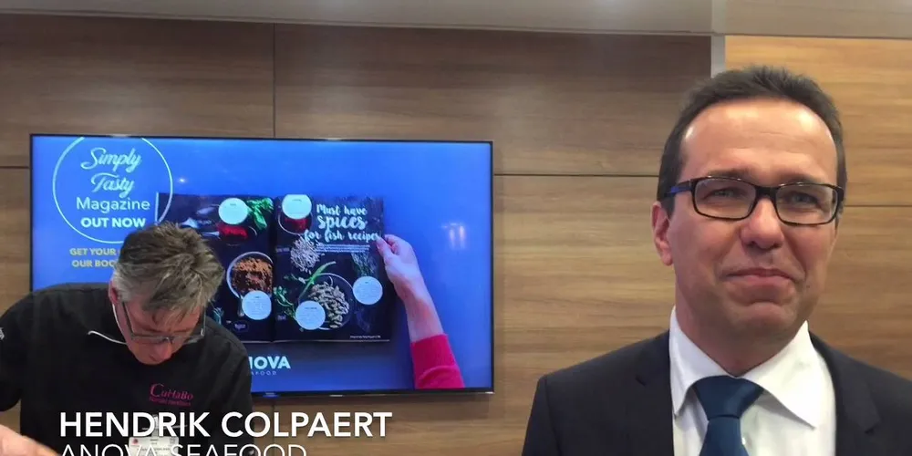 Hendrik Colpaert, commercial director at Anova Seafood.