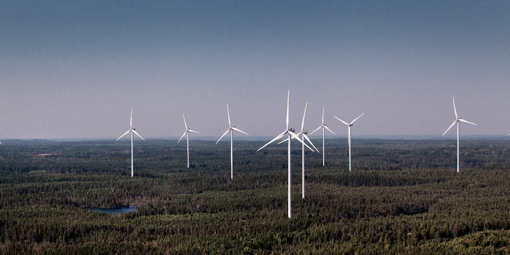 Vestas V112-3.0MW turbines spinning in Sweden