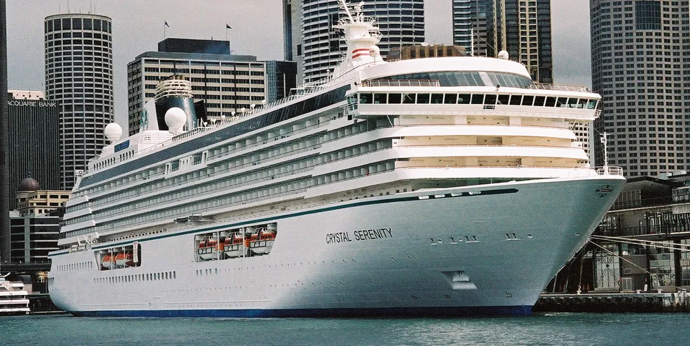 The Crystal Serenity goes under the hammer in the Bahamas next month.