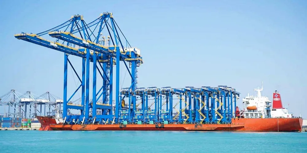 Red Sea Gateway Terminal took delivery of two ship-to-shore cranes and 10 rubber-tired gantry cranes late last year, as part of the latest steps in the plan to double annual container throughput capacity to 5.2m teu by 2023.