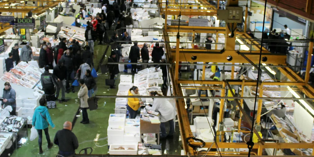 Easter is the strongest period of the year after Christmas at London's Billingsgate market.