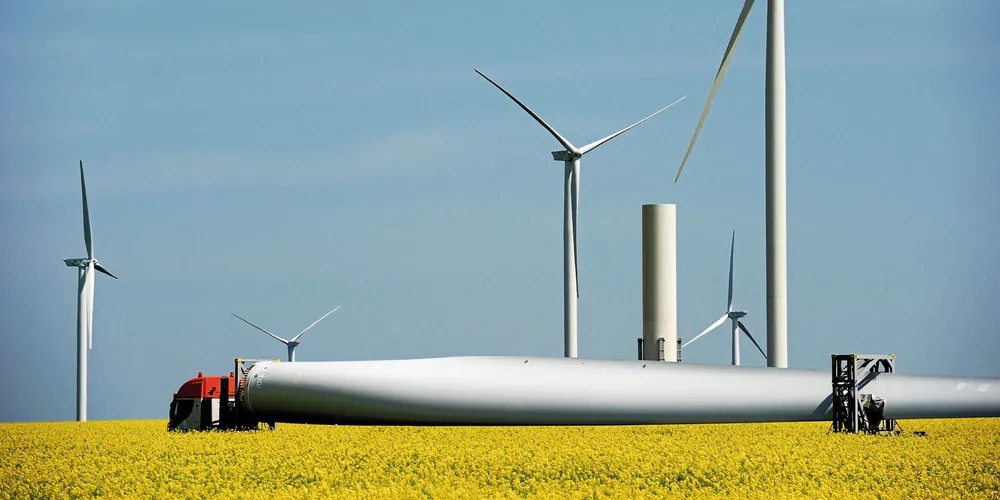 Fântânele-Cogealac wind farm in Romania