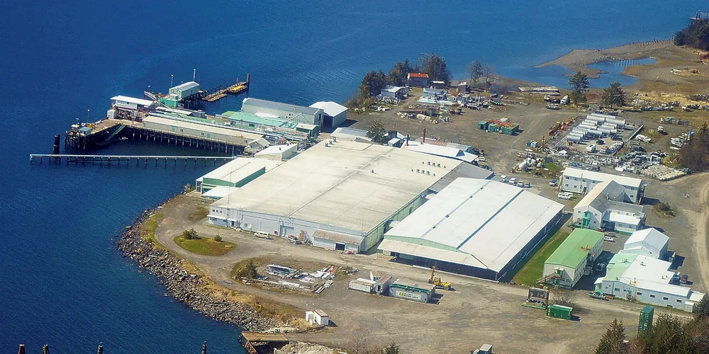 Ocean Beauty salmon cannery on Excursion Inlet.