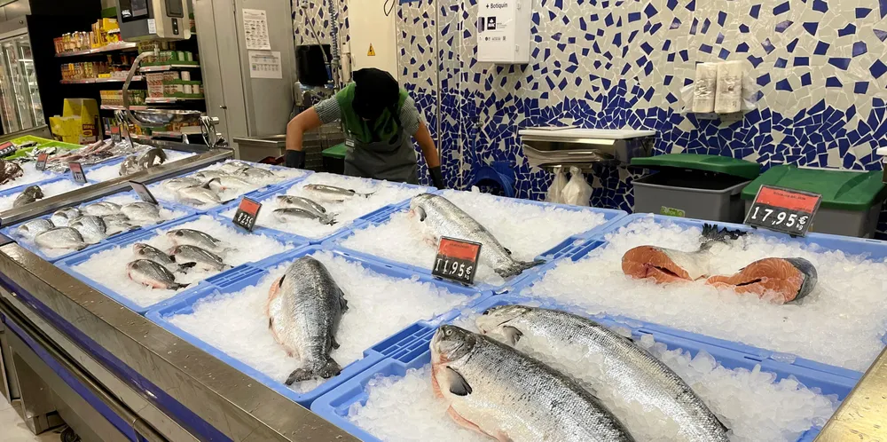 Norwegian farmed salmon prices have taken a tumble.