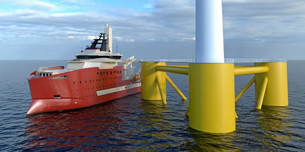 North Star, MO4, Principle Power, SMST, Vard and Voith Group are collaborating to develop a new SOV concept for floating wind.