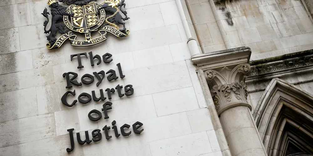 The Royal Courts of Justice in London.