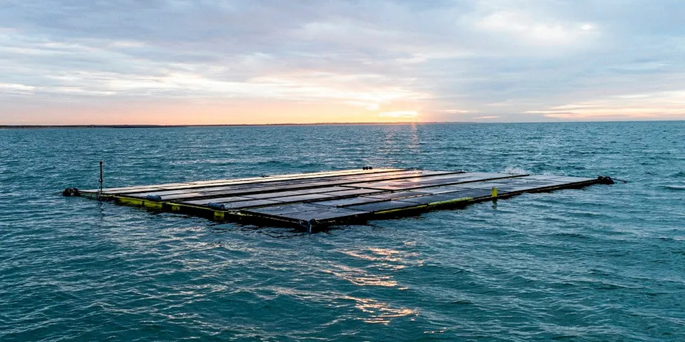 Oceans of Energy Zee op Zon pilot in the Dutch North Sea