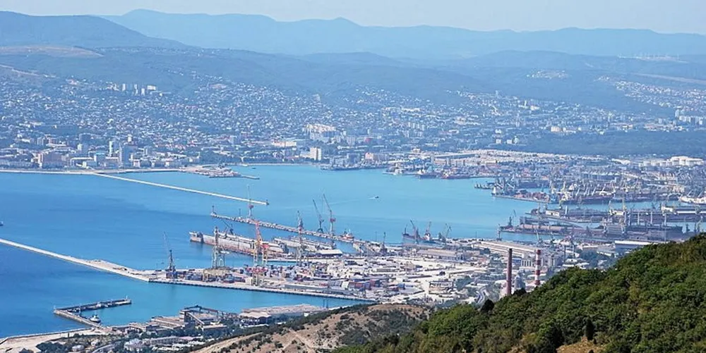 The Russian port of Novorossiysk.