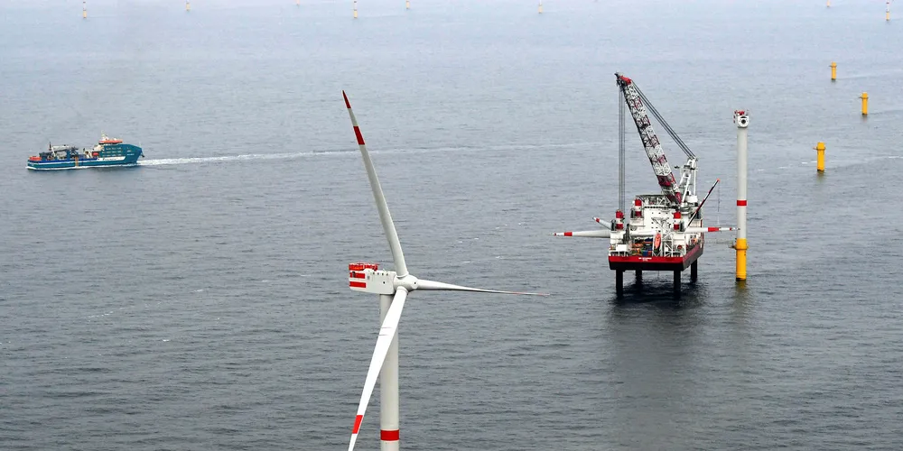 Nordsee One, amomg Innogy's latest offshore wind projects which is currently being built off Germany in conjunction with Northland Power. Pic: Innogy