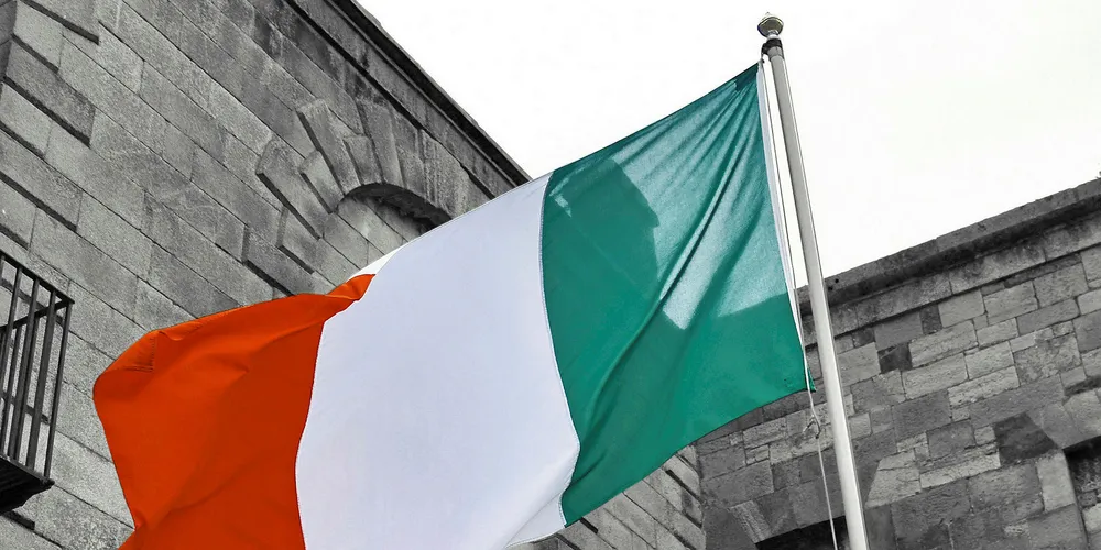 Irish flag.