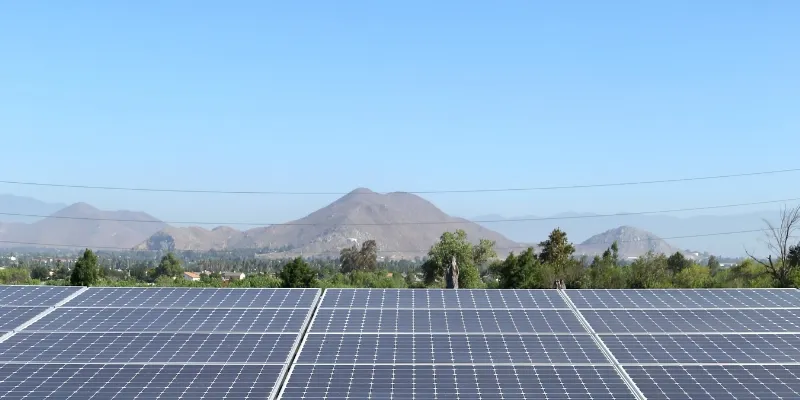 A 7.5MW SunPower-built commercial PV plant recently completed in California