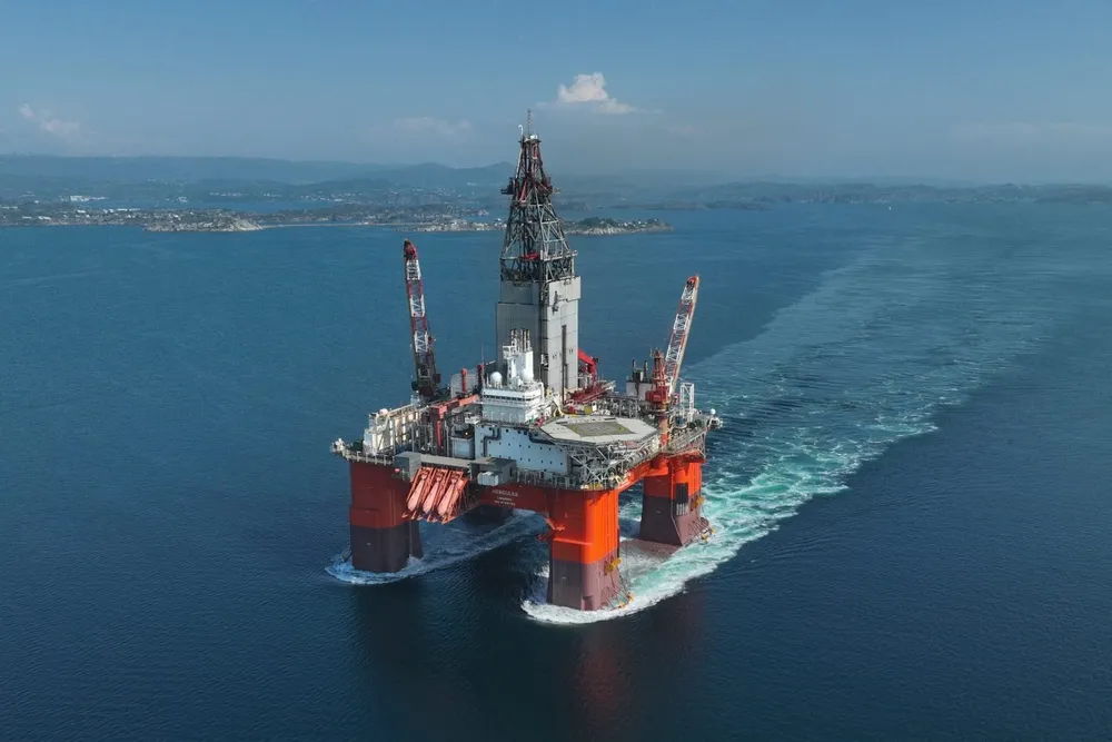  Boreriggen Hercules har vært arbeidsledig i snart et år. Riggen ble bygget ved Daewoo-verftet (DSME) i Sør-Korea i 2008, og ligger nå i opplag i Ølen.