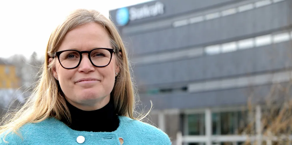 Birgitte Ringstad Vartdal, konsernsjef i Statkraft, kan slå fast at selskapet er de som har levert både flest prosjekter og størst potensiell kraftproduksjon til NVE i denne runden.