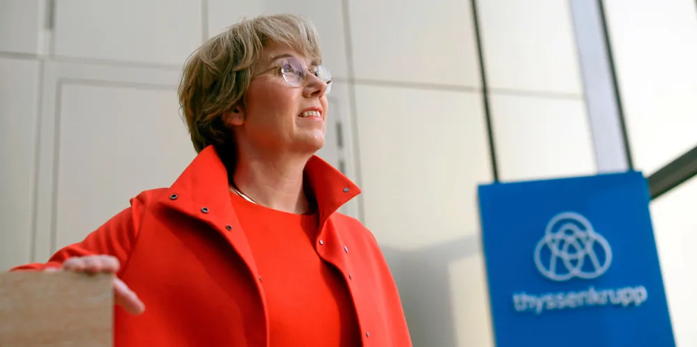 Thyssekrupp chief executive Martina Merz.