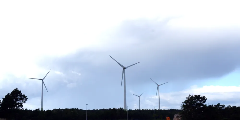 Lite vindkraft langs norske veier