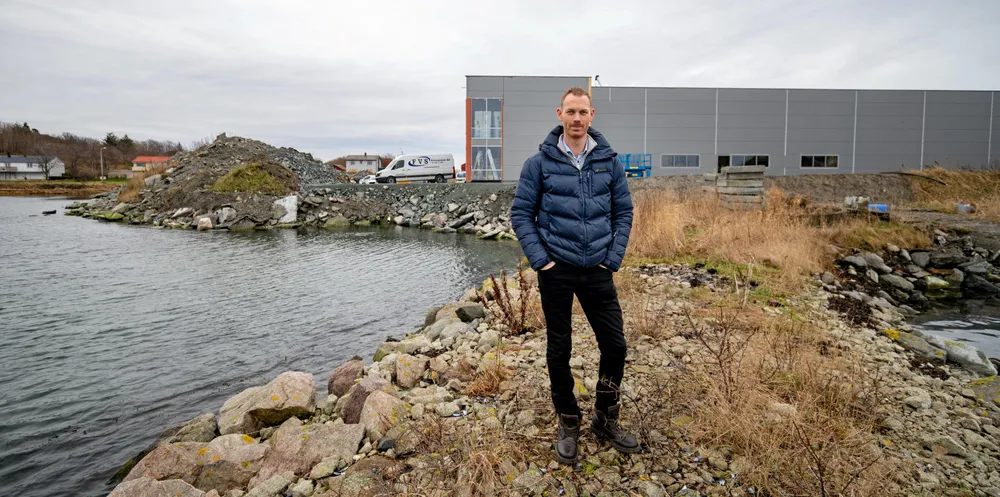 Geir Johan Grande daglig leder i Grande Fiskerute på Ørland, i Trøndelag, satser friskt.