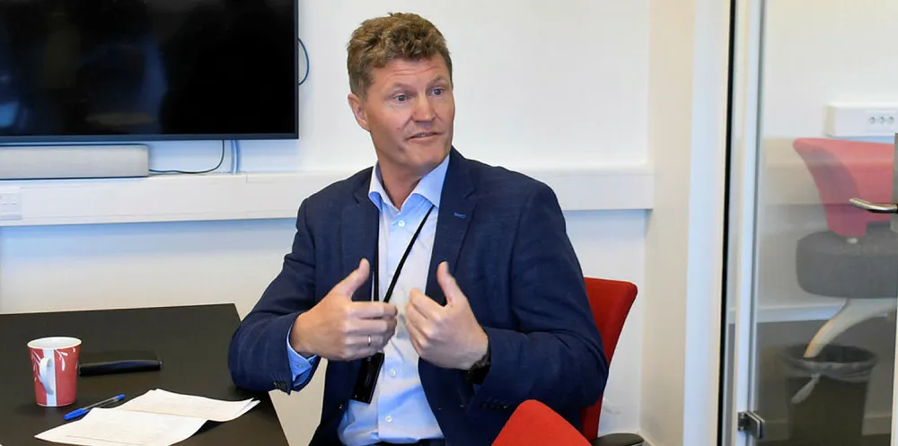 Konsernsjef i FEAS, Trond Andersen, har de siste tre årene sett den rentebærende gjelden synke med 500 millioner kroner.