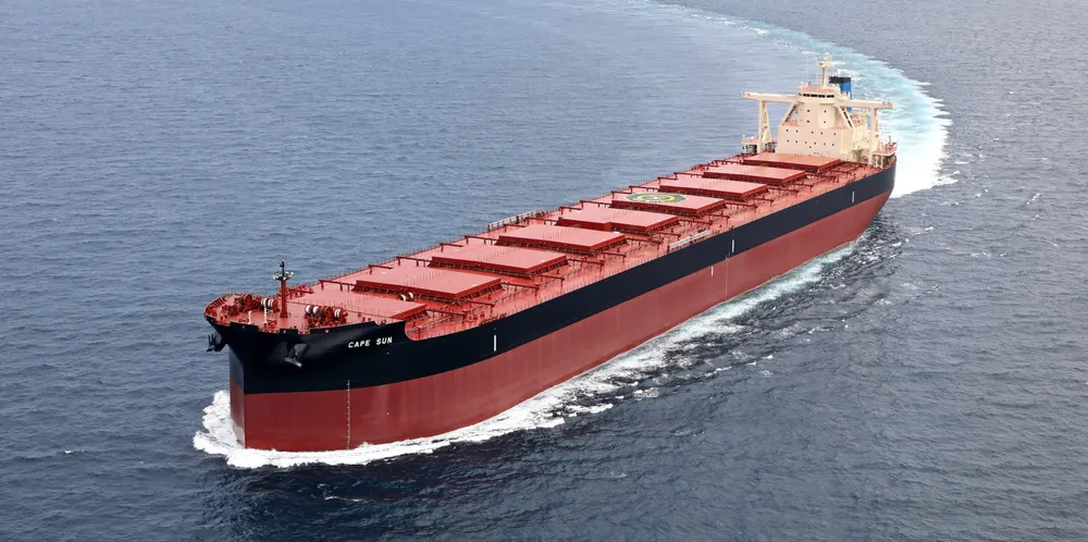 September contracts for capesize bulkers such as Olympia Ocean Carriers’ 182,000-dwt Cape Sun (built 2023) shot up on Monday, according to the Baltic Exchange.