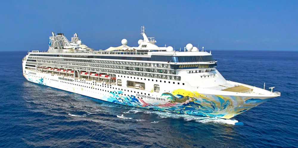 Genting Cruise Lines plans to return Dream Cruises' 2,800-berth Explorer Dream (built 1999) to saiilng on 26 July. Genting Cruise Lines.