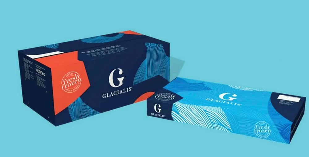Ocean Trawlers Norebo. Glacialis packaging.