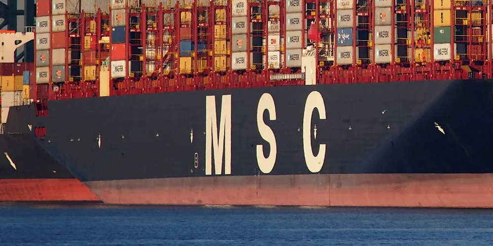 MSC has not identified the ship that was hijacked.