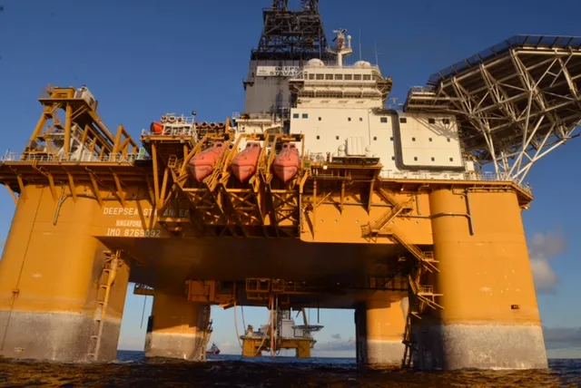 Downtime: Deepsea Stavanger (in foreground) willl start work for Wintershall next year