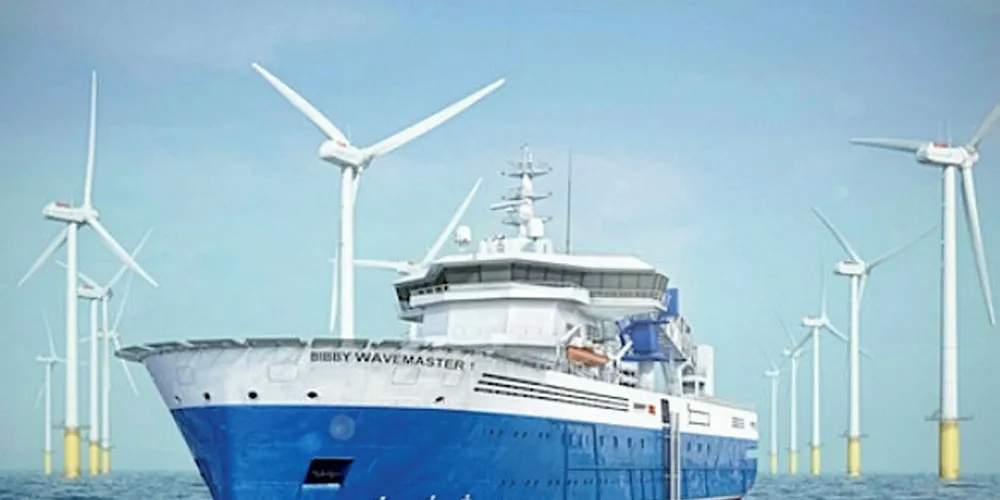 The new SOV is a 90-metre vessel from the Bibby WaveMaster fleet.