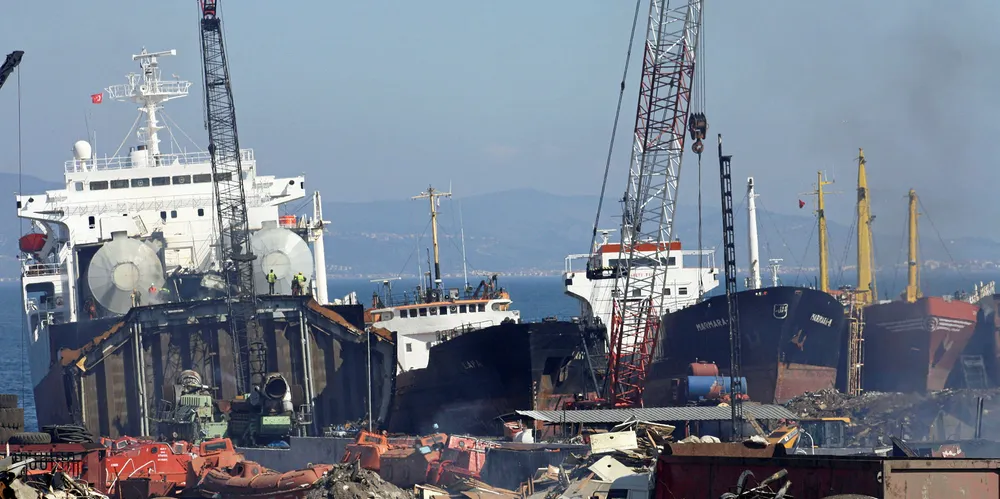 Shipbreaking yards in Aliaga, Turkey are full following a series of demolition deals for cruiseships.