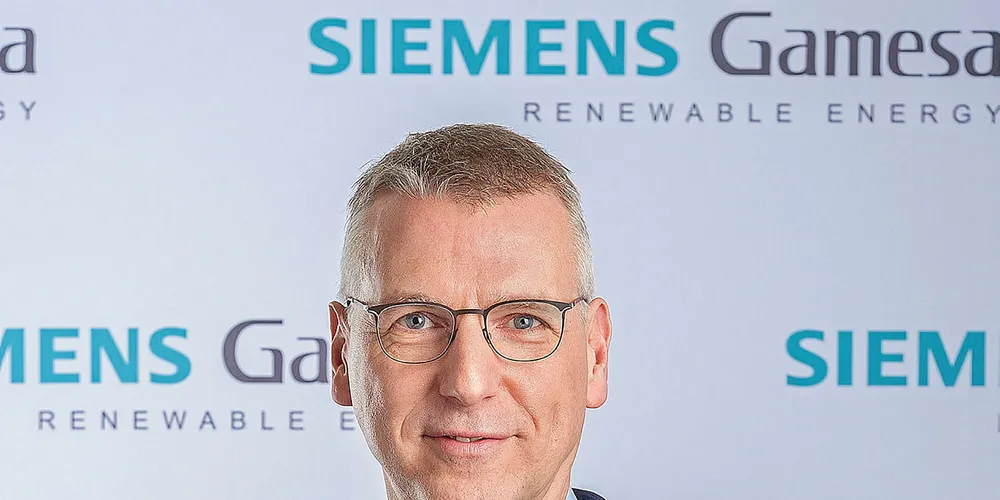 Siemens Gamesa offshore wind chief executive Andreas Nauen.