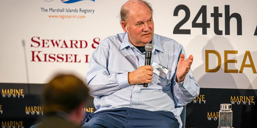 Scorpio Tankers president Robert Bugbee has made the case for stock buybacks over high-payout dividends.