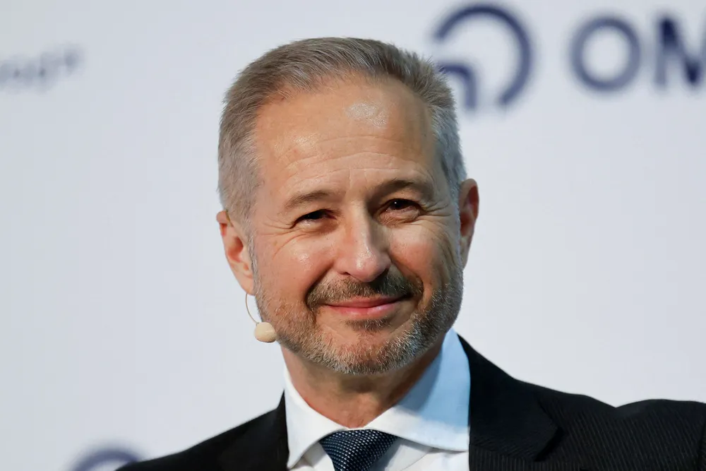 Austria's OMV chief executive Alfred Stern