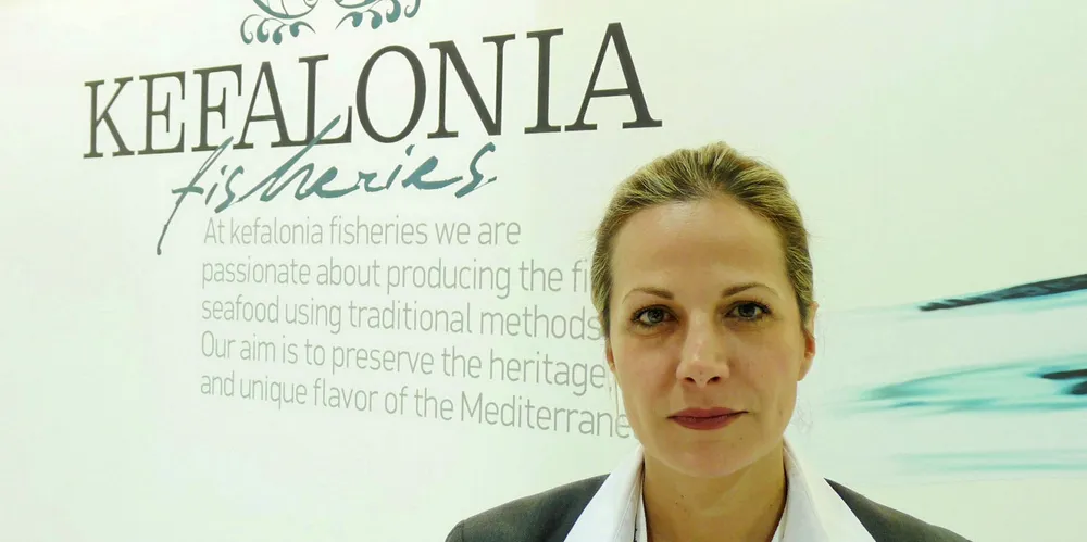 Kefalonia Fisheries CEO Lara Barazi-Yeroulanos.